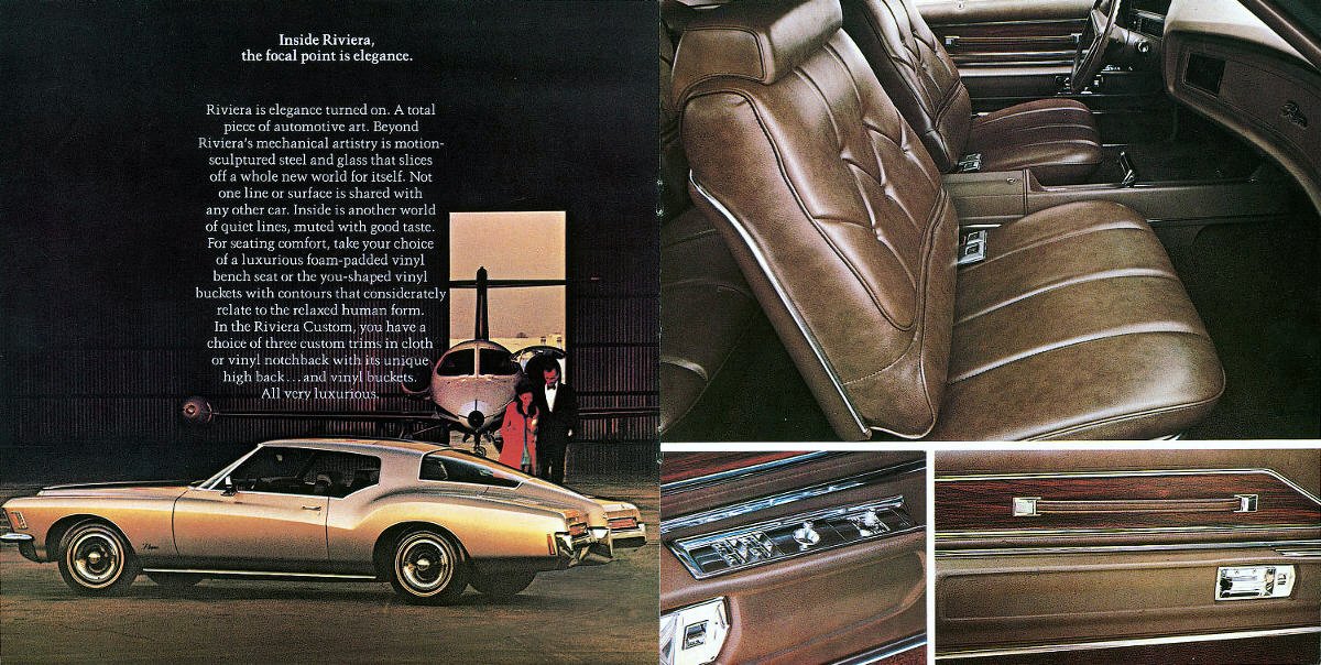 1971 Buick Riviera Brochure previous next home 2 of 6 