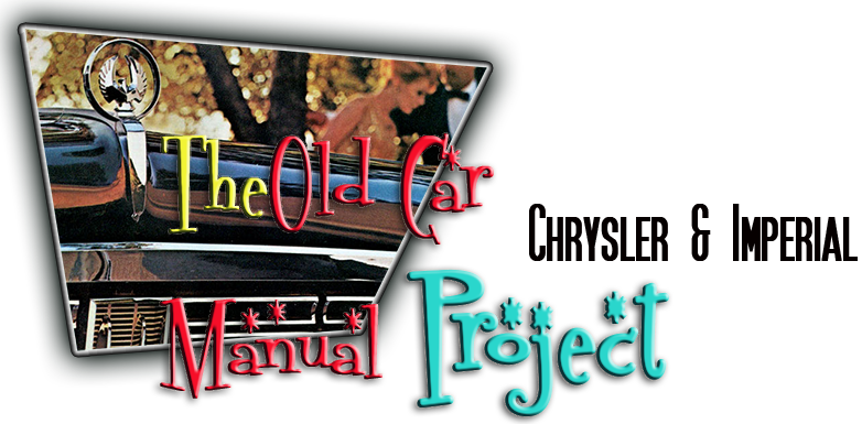 Chrysler and Imperial at the Old Car Manual Project