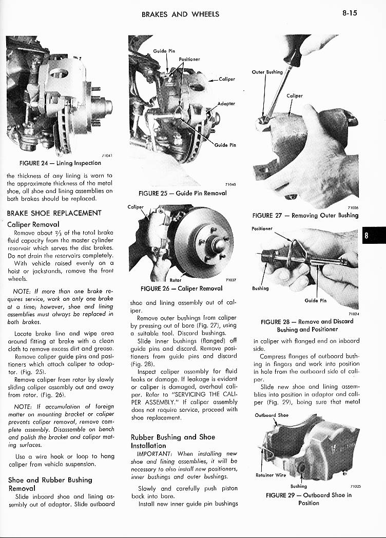 Classic car manuals 1973 AMC Technical Service Manual, Chapter 7