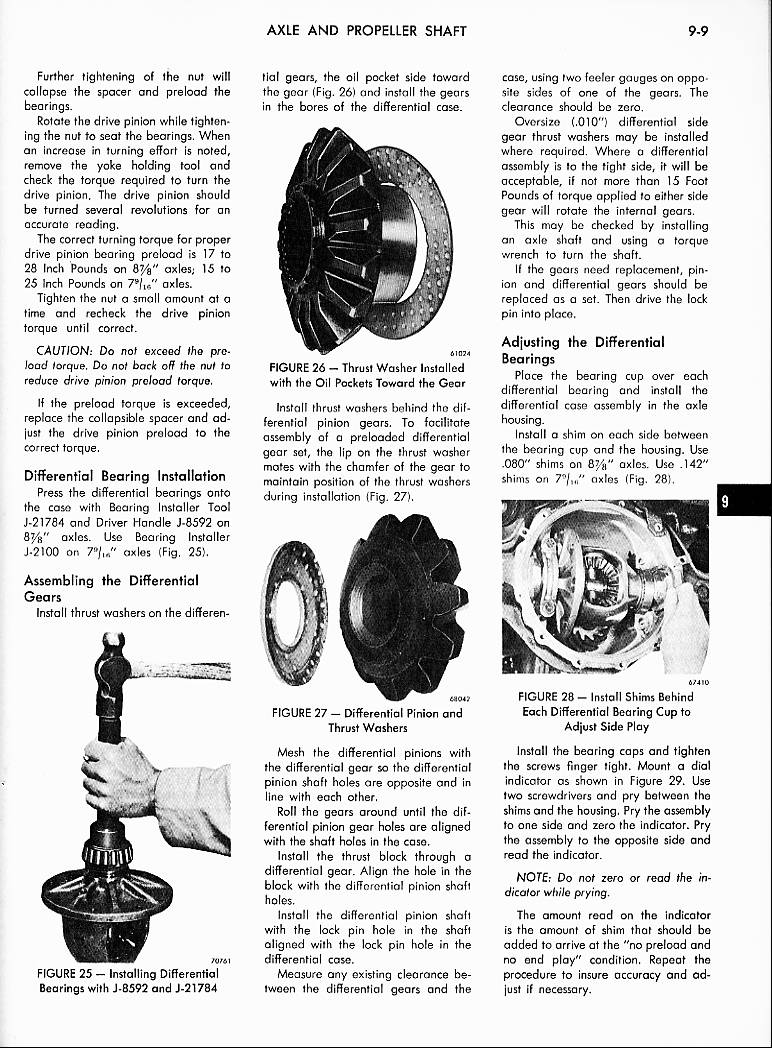 Classic car manuals 1973 AMC Technical Service Manual, Chapter 9