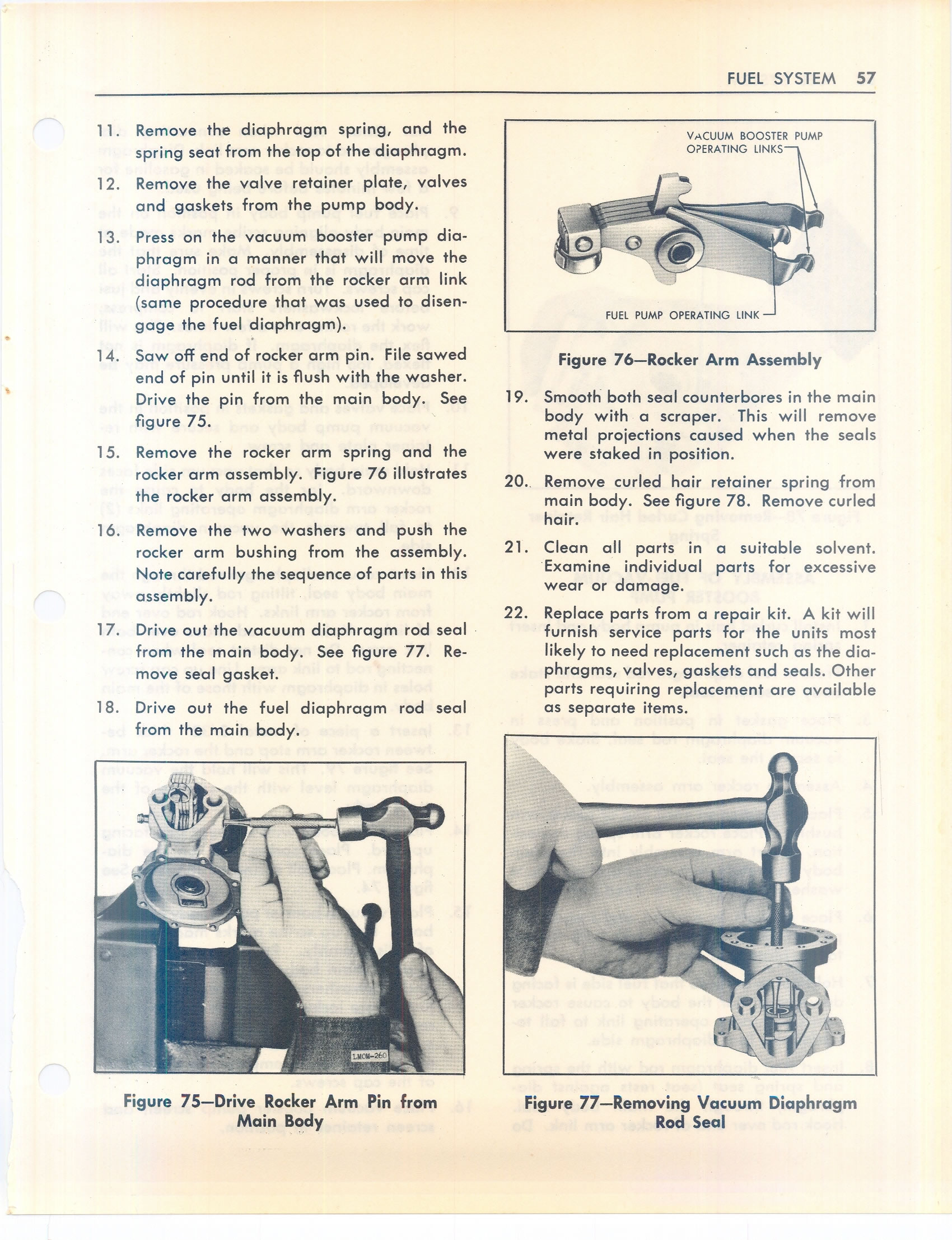 1949-1951 Ford Fuel System Repair Manual ...