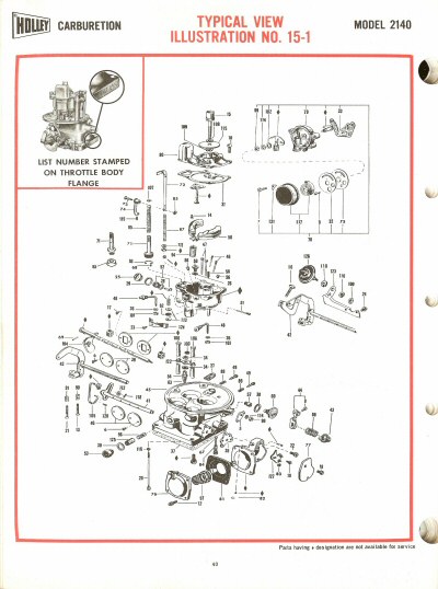 Holley 2140 Exploded Diagrams - The Old Car Manual Project