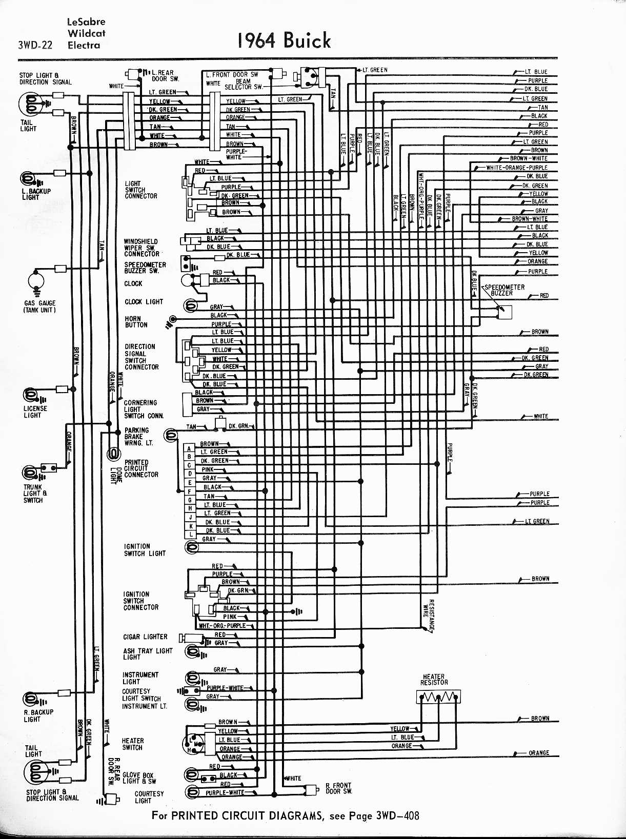 Buick Wiring Diagrams: 1957-1965  2001 Buick Century Wiring Diagram    The Old Car Manual Project