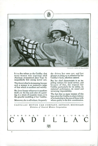 1921 Cadillac Advertisement
