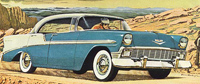 1956 Chevy 4DR HT ad