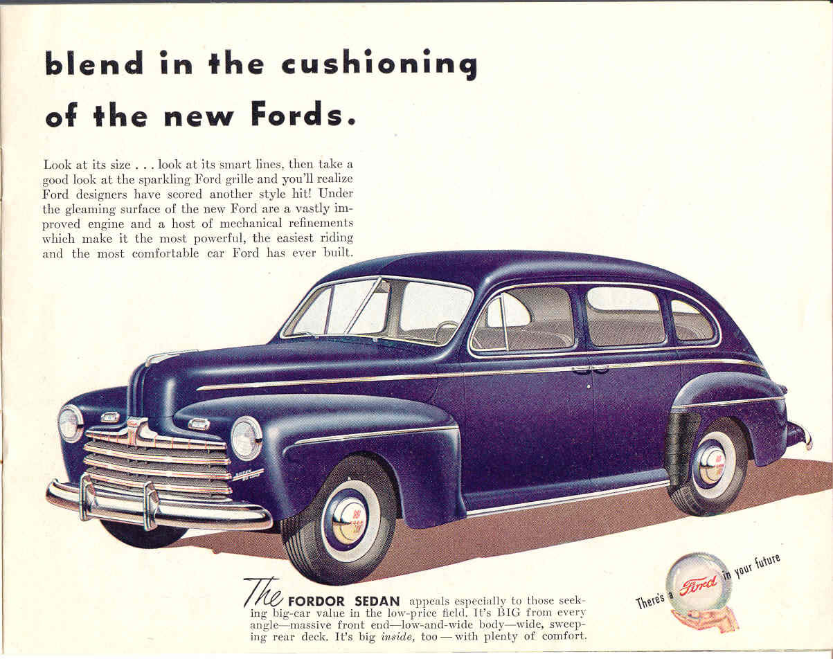 1948 Ford car brochure #7