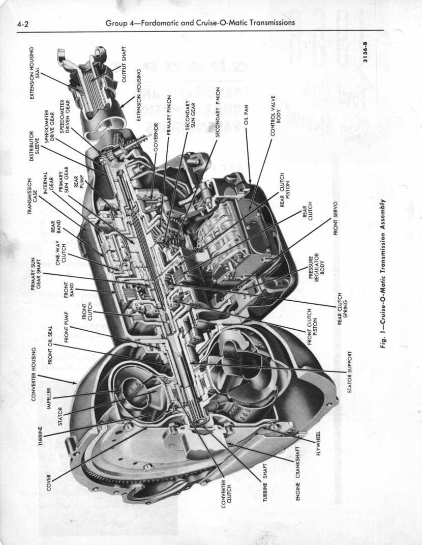 1958 Ford cruise-o-matic transmission #7