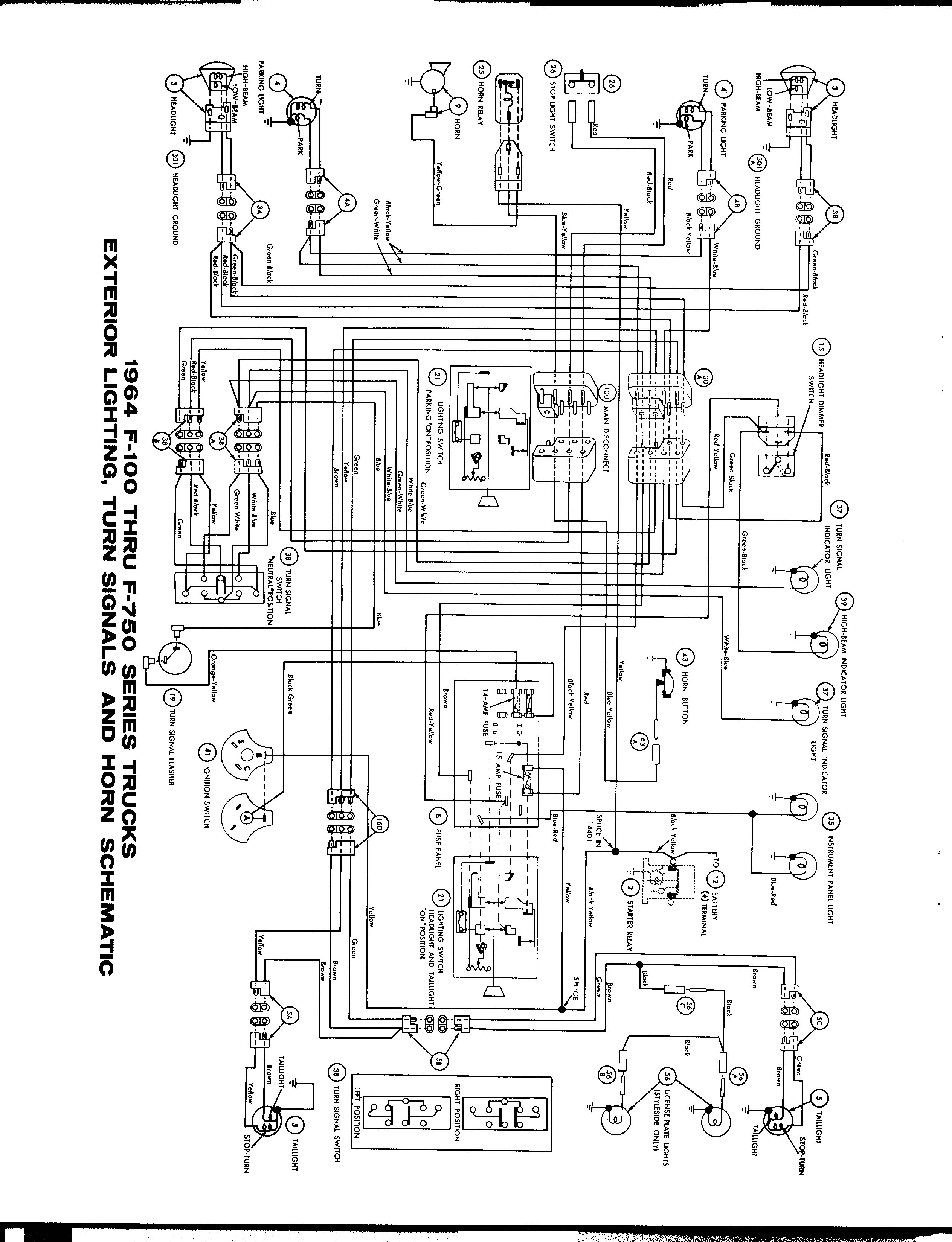 Wiring for 1964 ford f100 #3