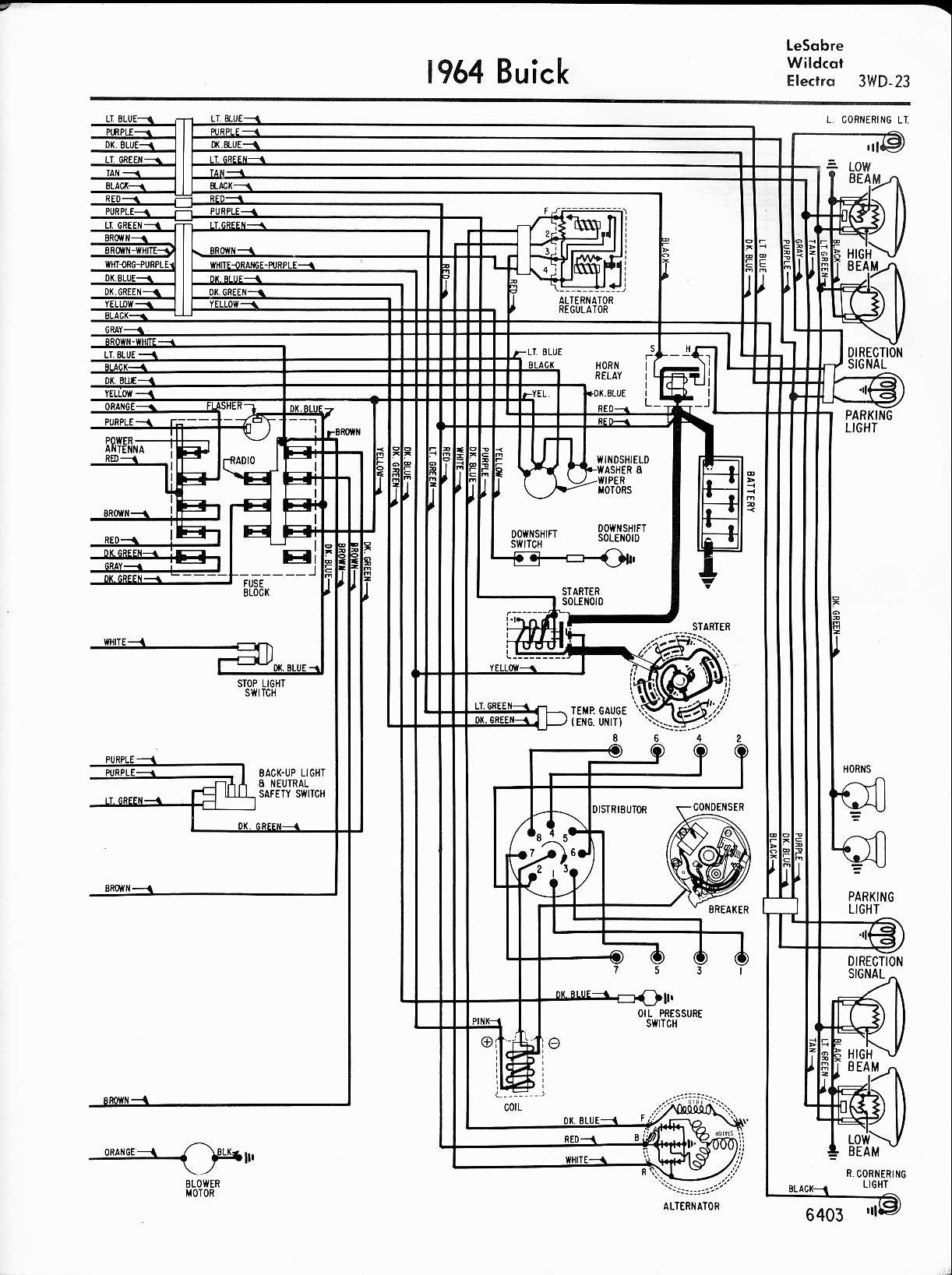 1963 Buick Lesabre Turn Wiring Diagram from www.oldcarmanualproject.com