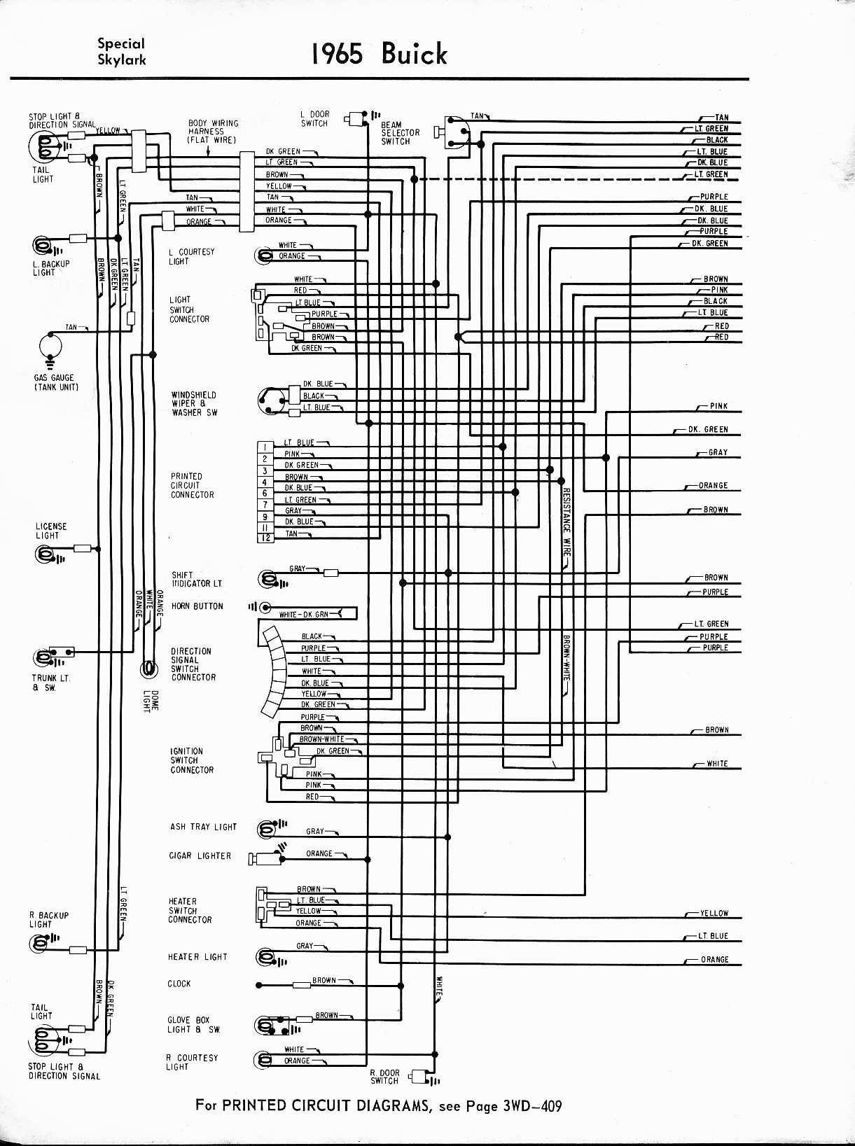 Buick Wiring Diagrams: 1957-1965 64 buick skylark wiring diagram 