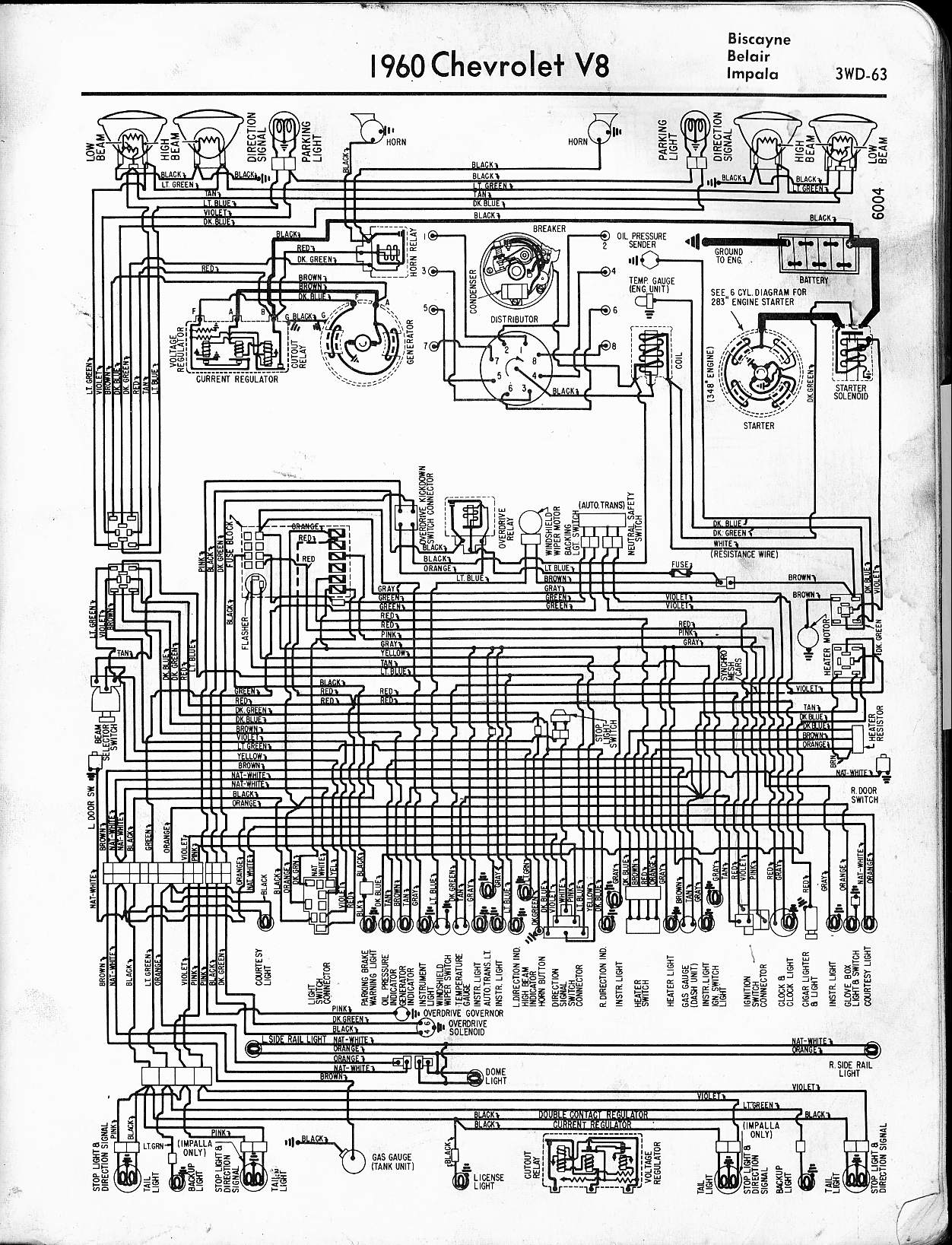 57 - 65 Chevy Wiring Diagrams 86 camaro headlamp wire diagram 