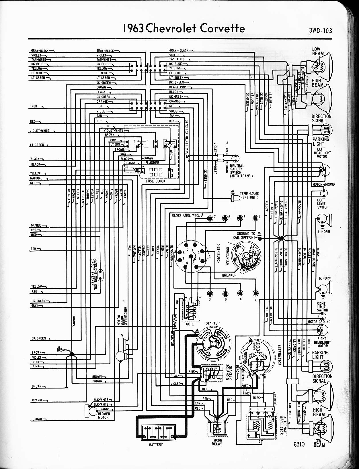 57 65 Chevy Wiring Diagrams