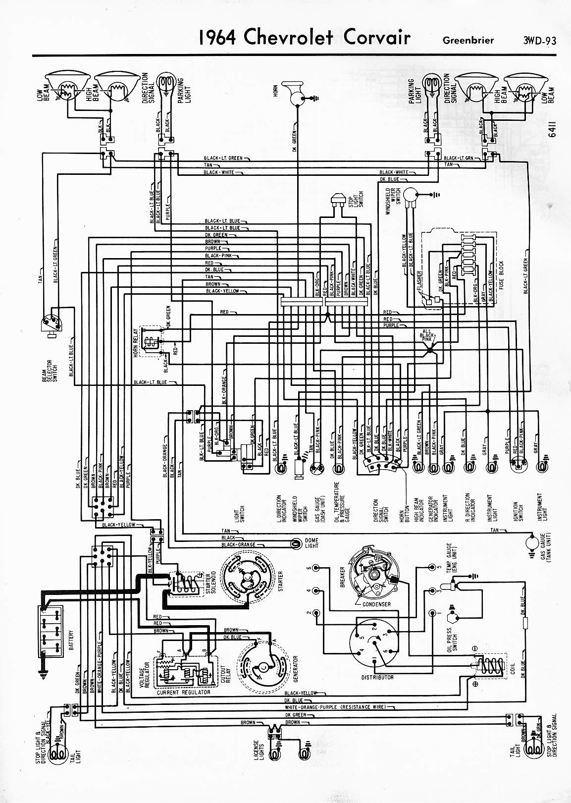 57 - 65 Chevy Wiring Diagrams 2006 grand prix headlight wiring diagram 