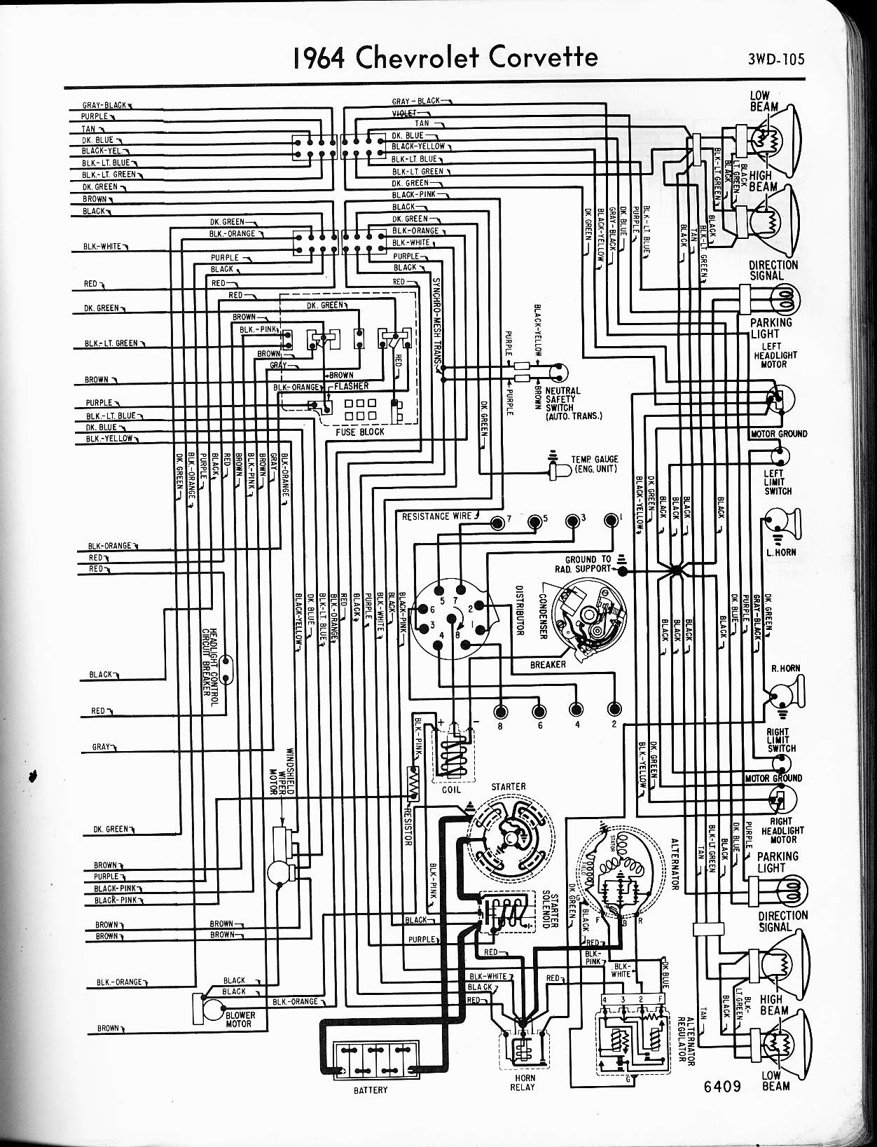 1961 Chevrolet Truck Wiring Diagram from www.oldcarmanualproject.com