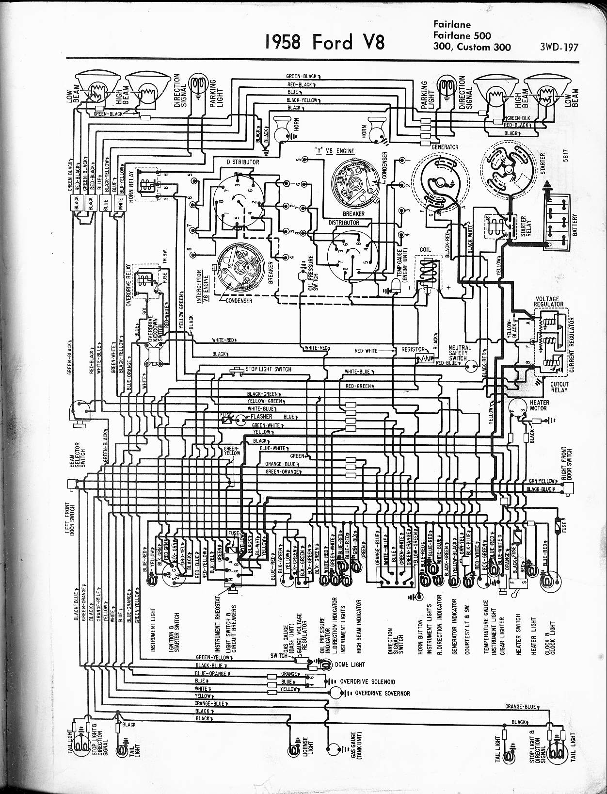 1966 Ford fairlane wiring diagram #3