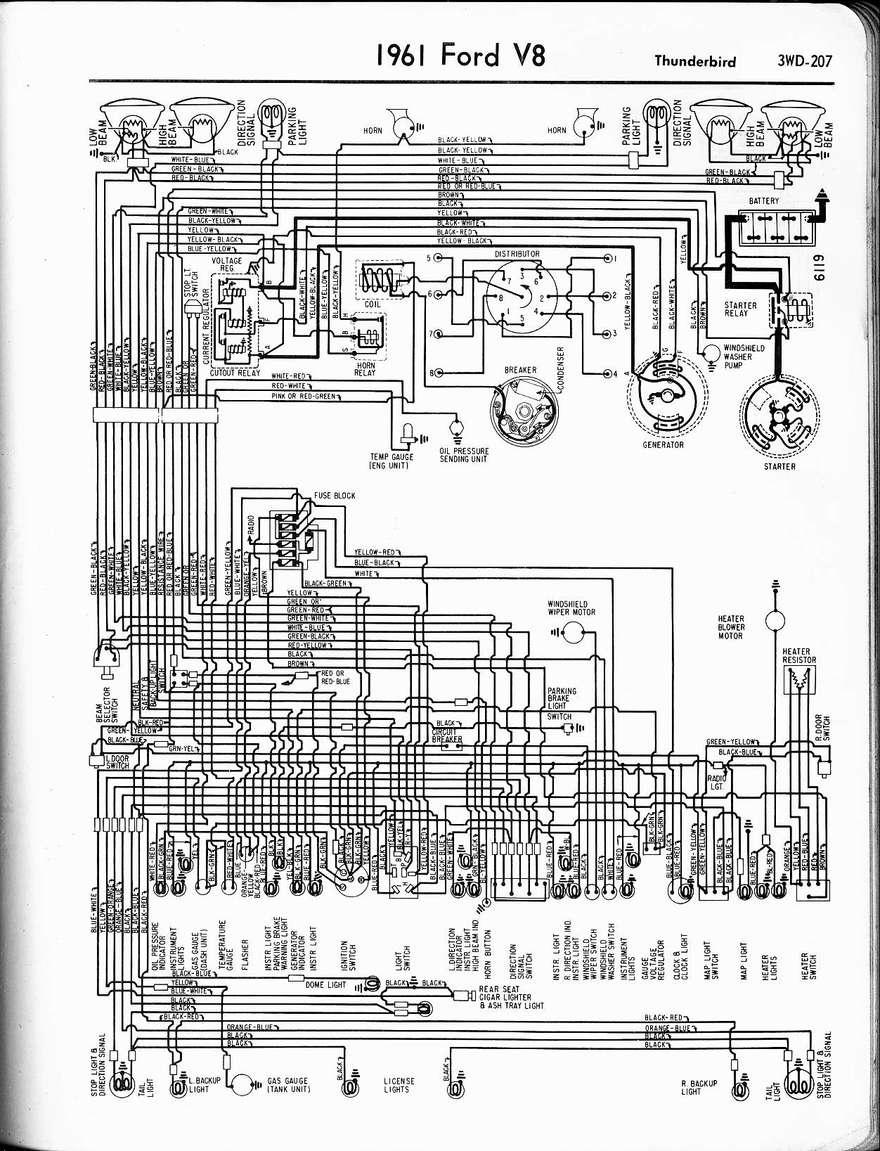 T Bird Wiring Diagram Ford Thunderbird Seat Diagrams ... 1957 ford thunderbird underhood wiring diagram 
