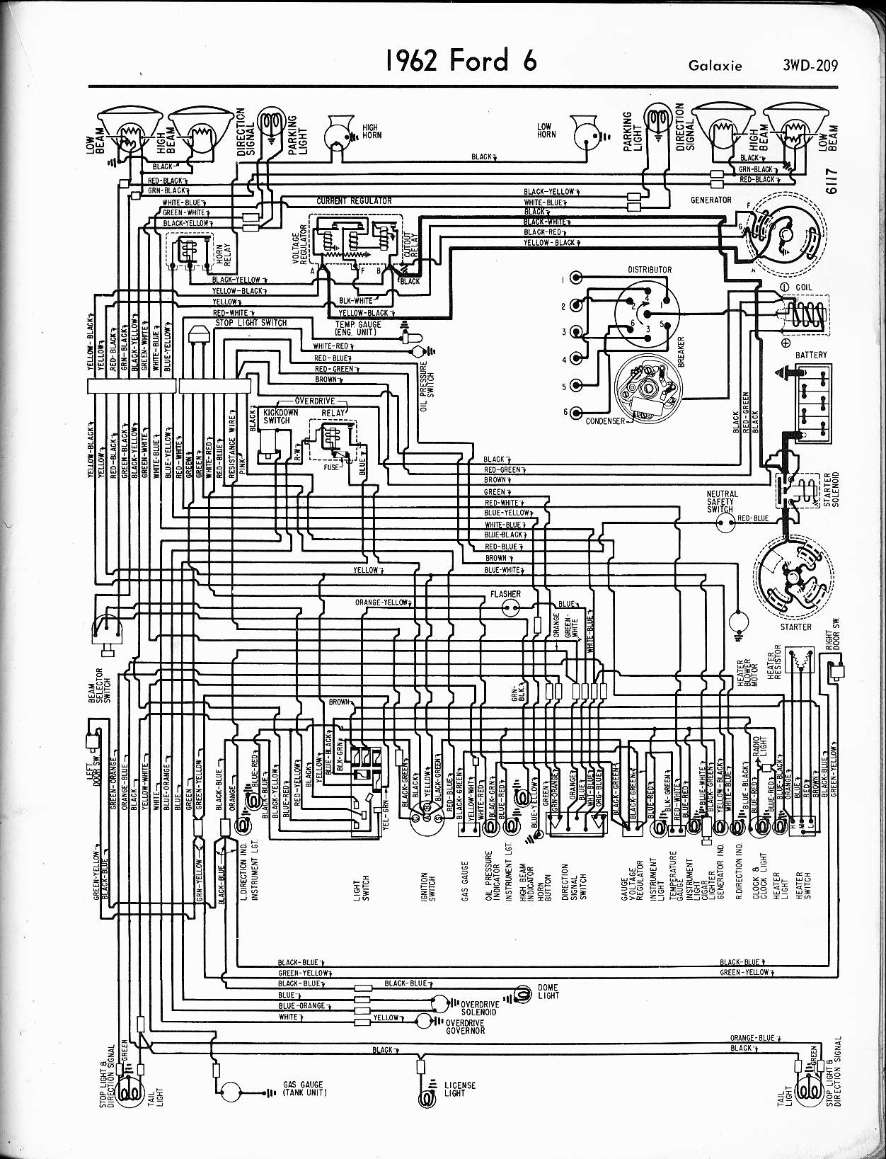 Ford galaxie wiring diagrams free #8
