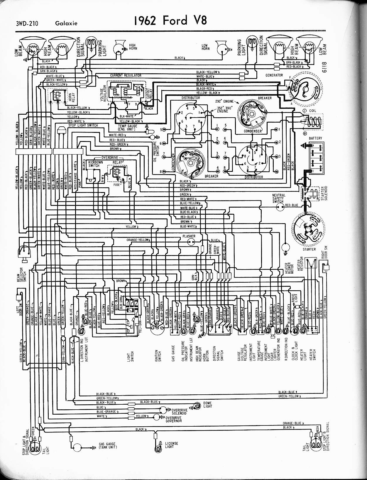 57-65 Ford Wiring Diagrams 1959 ford starter solenoid wiring 