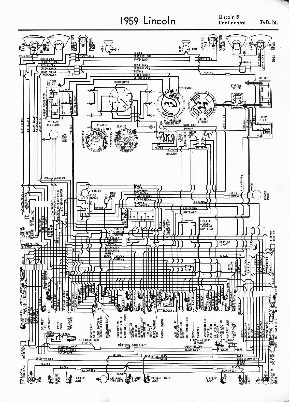 Lincoln Wiring Diagrams 1957 1965