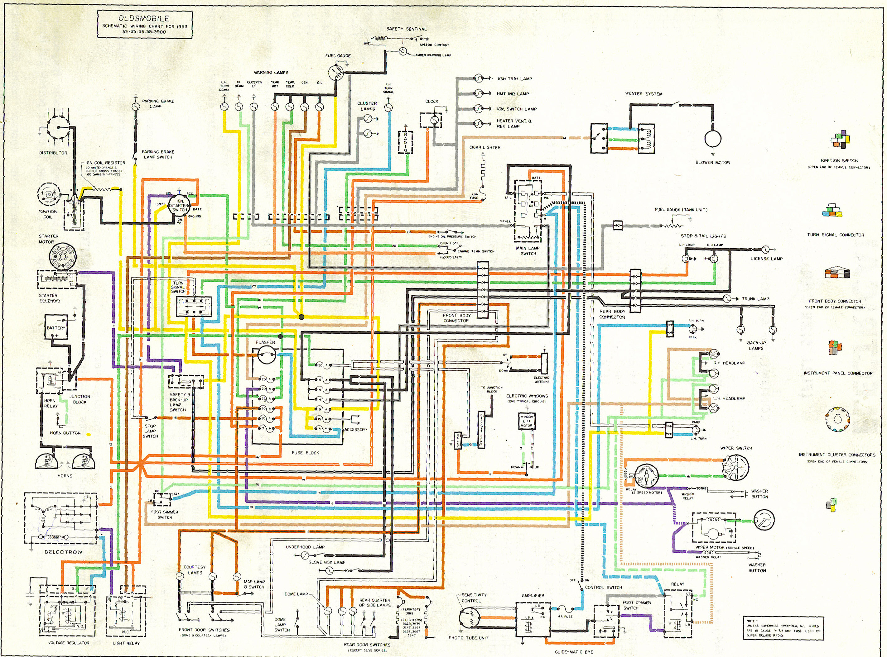 Oldsmobile Wiring Diagrams The Old