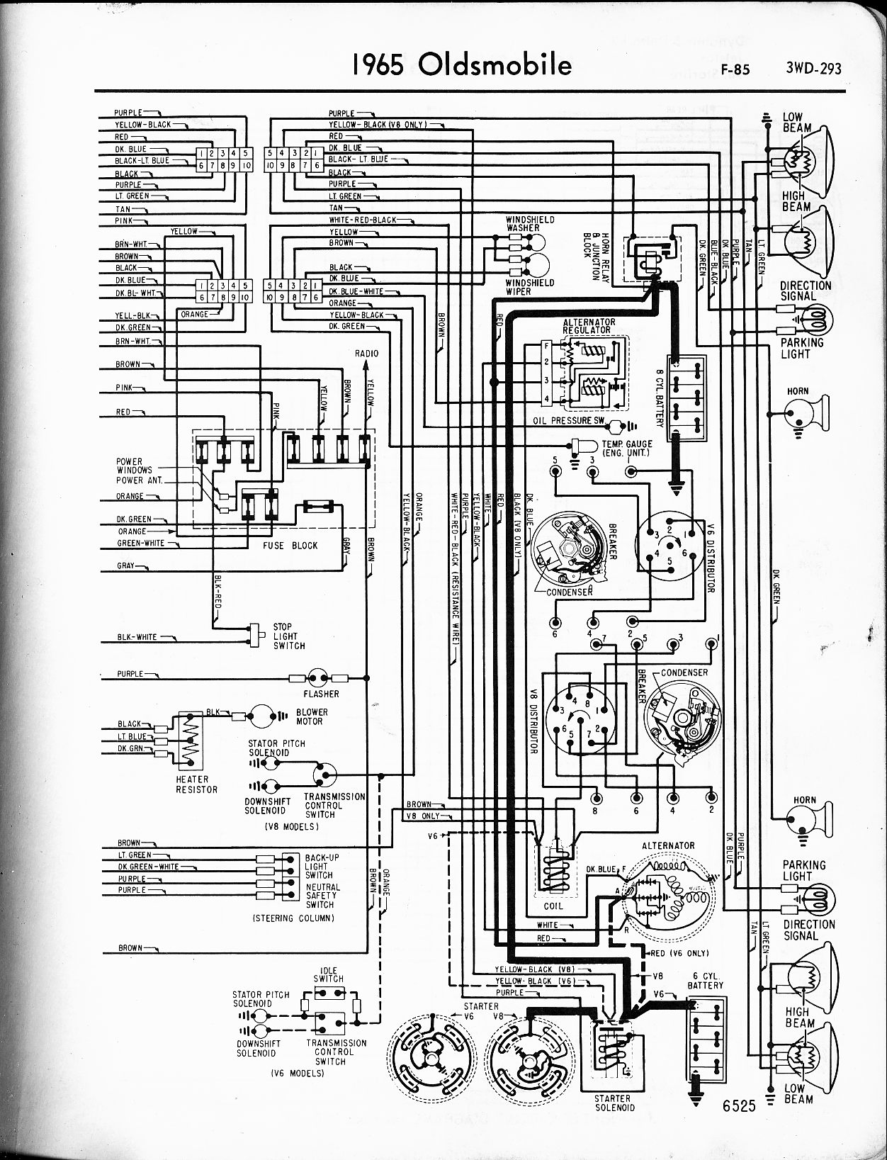 Oldsmobile Wiring Diagrams The Old