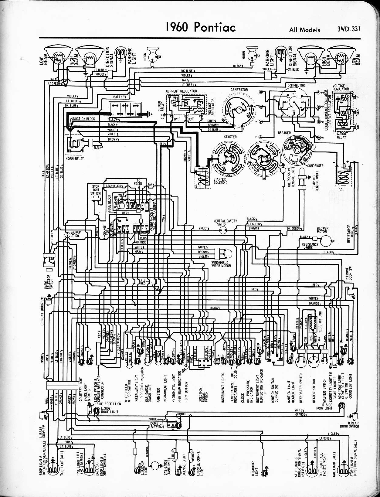 Pontiac wiring 1957-1965 1965 pontiac dash wiring diagram free picture 